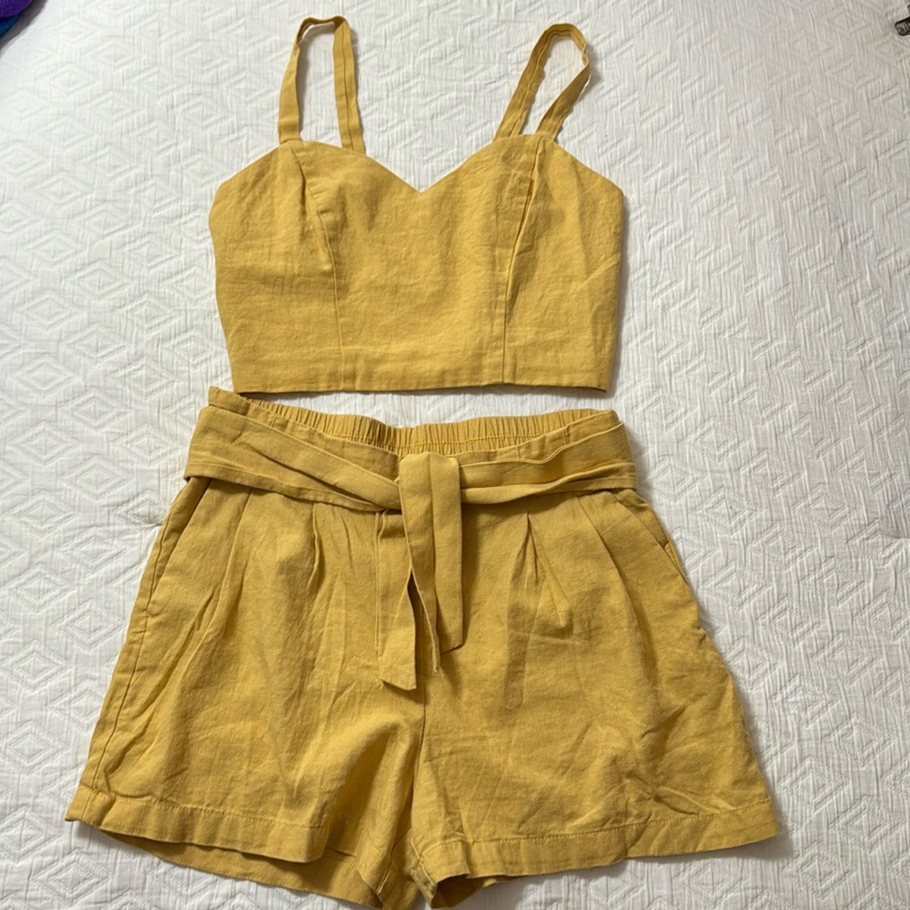 Yellow Two Piece Set